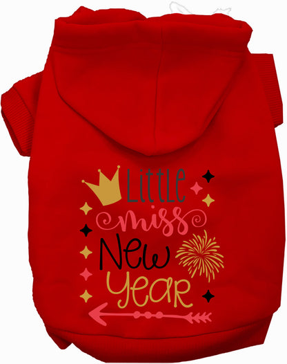 Little Miss New Year Pet Hoodie