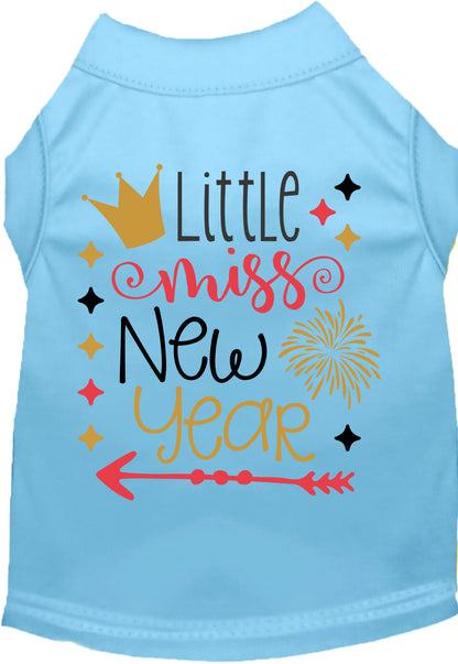 Little Miss New Year Pet Shirt
