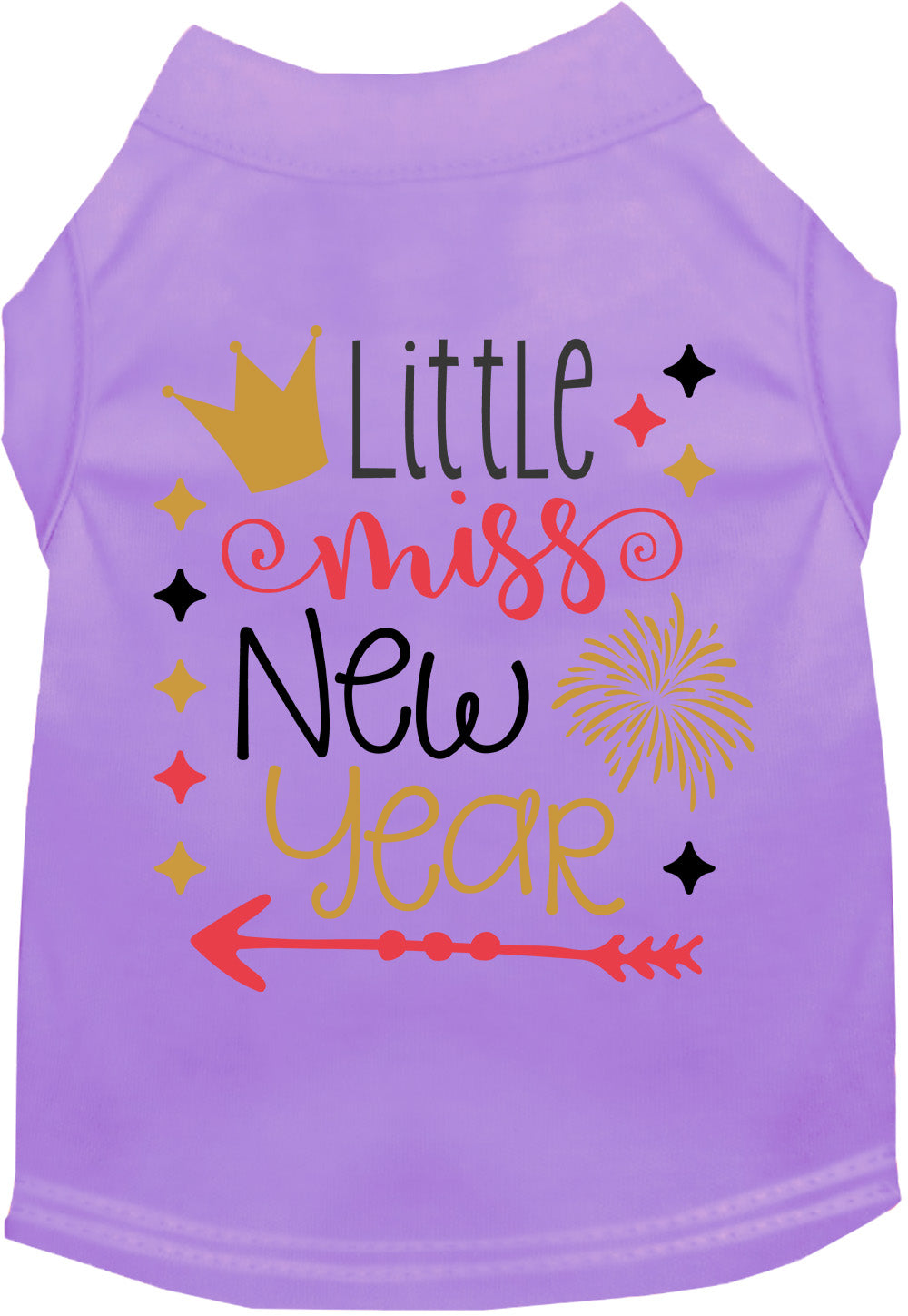 Little Miss New Year Pet Shirt