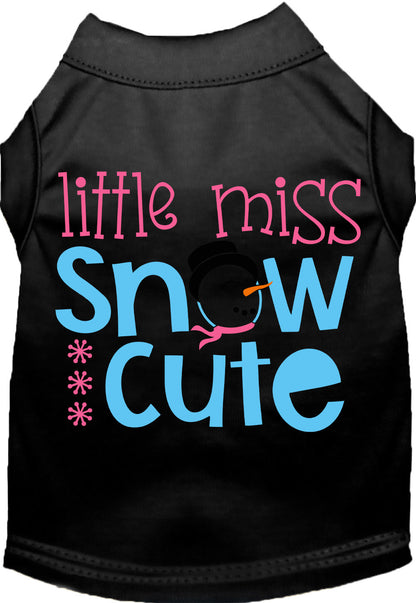 Little Miss Snow Cute Pet Shirt
