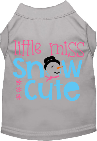 Little Miss Snow Cute Pet Shirt