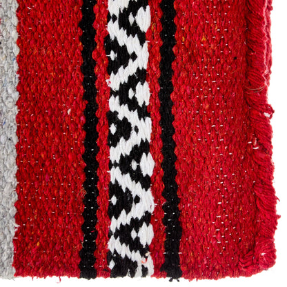 1302-3 Hogan 30x60 Acrylic Blend Saddle Blanket Red