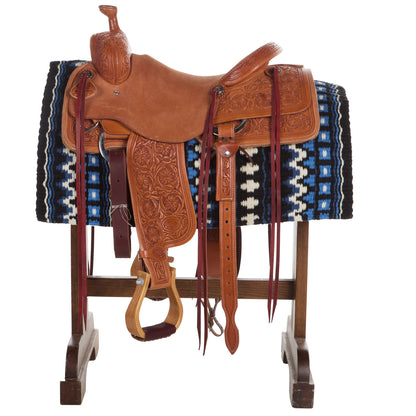 1313DOM-5514 Domino 40X34 New Zealand Wool Saddle Blanket