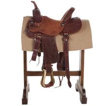 1314A-23 San Juan 34X30 Sand New Zealand Wool Saddle Blanket