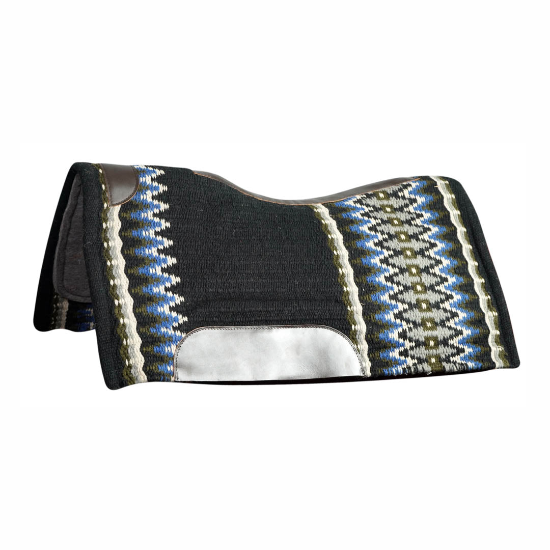 TuffRider Contoured Double Weave Western Saddle Pad- Black