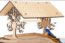 Rustic Woodland Hanging Bird Feeder - Charming Outdoor Garden Decor