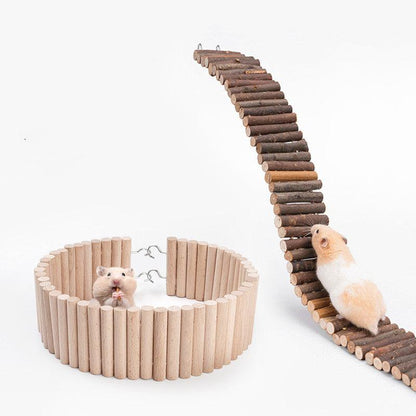 Rustic Woodland Hamster Swing