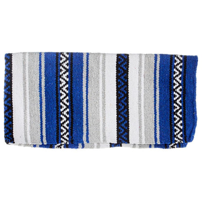 1302-5 Hogan 30x60 Acrylic Blend Saddle Blanket Royal Blue