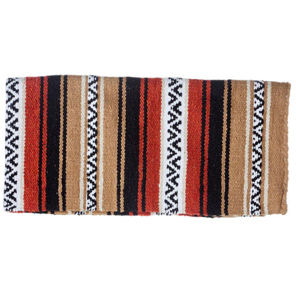 1302-9 Hogan 30x60 Acrylic Blend Saddle Blanket Rust
