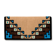 1447-7 New Pueblo 38X34 NEW ZEALAND WOOL SADDLE BLANKET