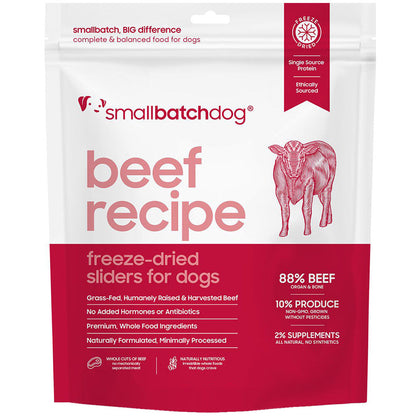 Smallbatch Dog Freeze Dried Slider Beef (14oz)