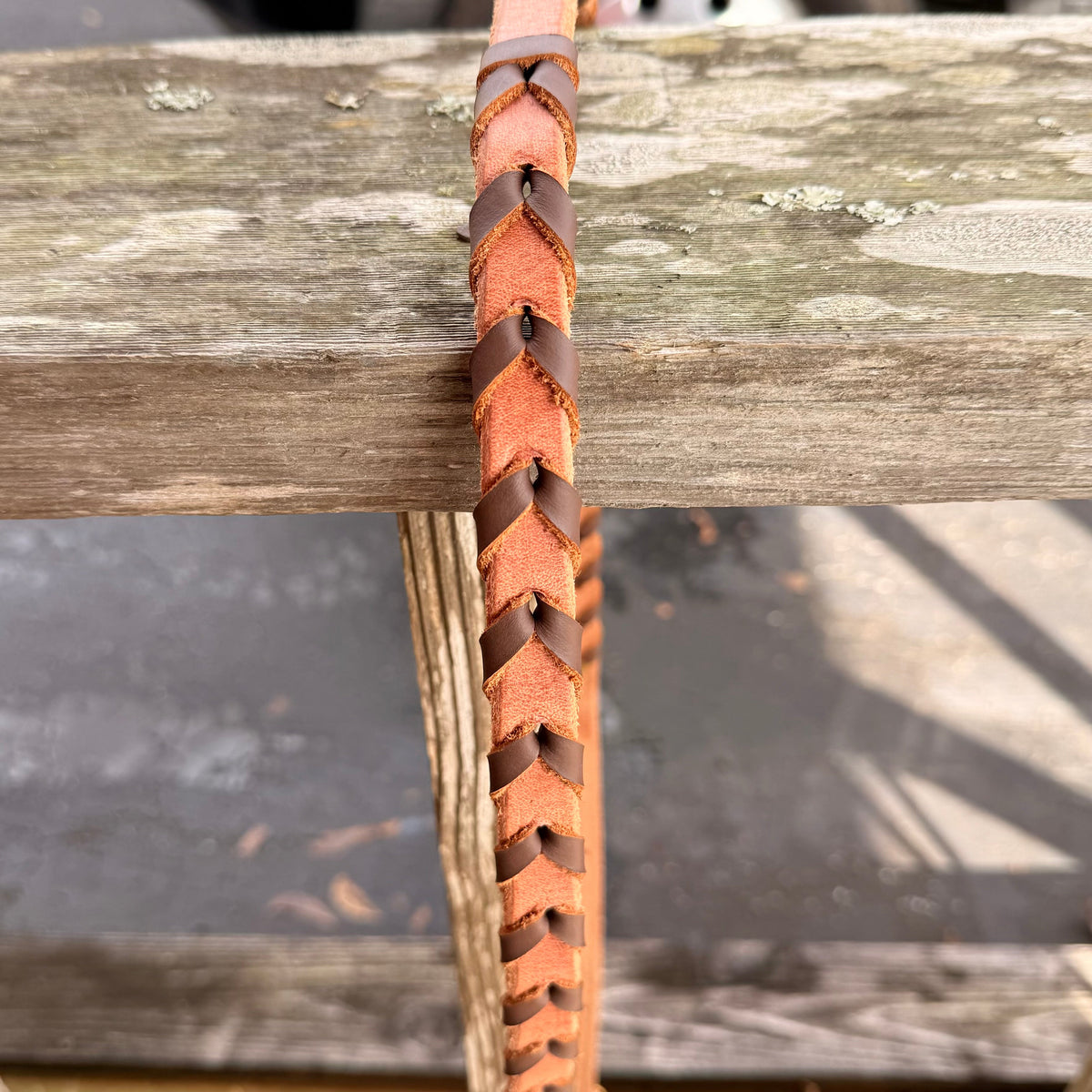 Leather Laced Barrel Reins