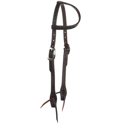 WD-BTSEH-HO Heavy Oil Brick Tooling 5 8 Inch Single Ear Headstall