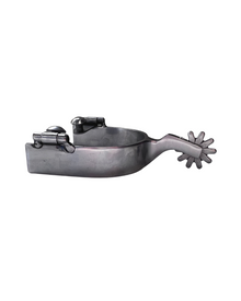 AJ Tack Men's Brushed Stainless Steel Spur