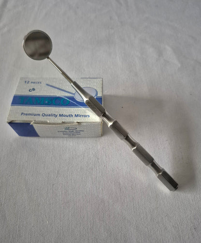 Dental Mirror Handle Hollow with grooves