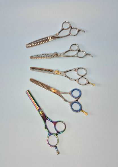 Left handed barber scissors 7"