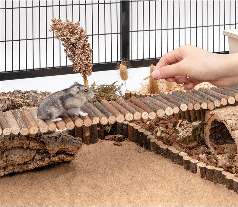 Rustic Woodland Hamster Swing