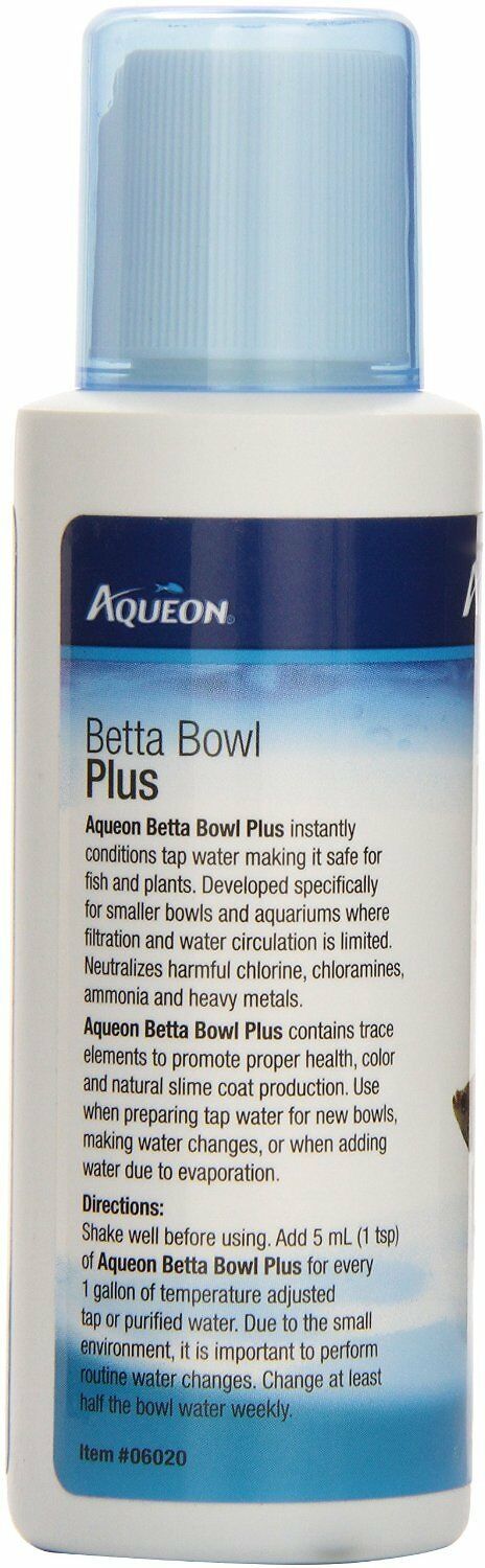 Aqueon Betta Bowl Plus Water Conditioner 4oz