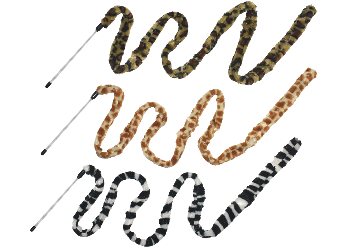 Multipet Safari Wizard Wands - Assorted Animal Prints 5"