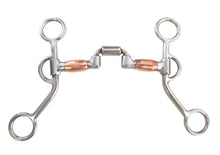 AJ Tack Argentine Hinged Port Correction Bit with Copper Rollers