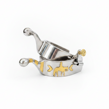 AJ Tack Ladies Stainless Steel Pleasure Horse Spur with Ball End