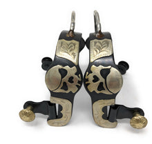 AJ Tack Men's Antique Brown Pirate Skull Bumper Spurs