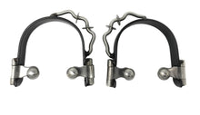 AJ Tack Ladies Black Bumper Spurs with Rowels