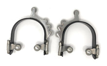 AJ Tack Men's Black Horizontal Rowels Bumper Spurs