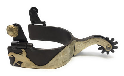 AJ Tack Ladies Antique Brown Reining Horse Spurs
