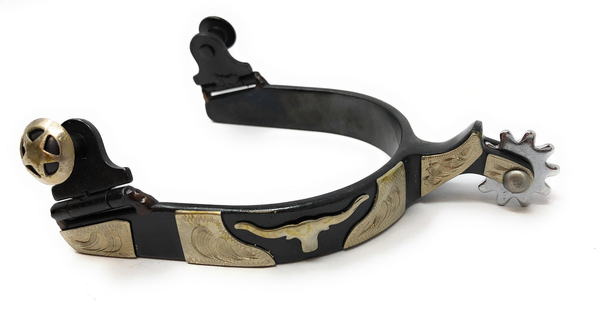 AJ Tack Men's Longhorn Show Spurs