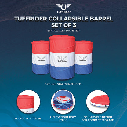 TuffRider Collapsible Barrel Set of 3