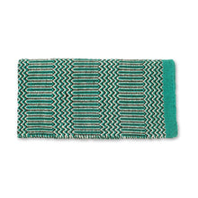 1340-5 Double Weave 32x64 Acrylic Blend Saddle Blanket Teal