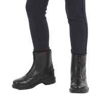 TuffRider Children's Starter Winter Fleece-Lined Front Zip Paddock Boots