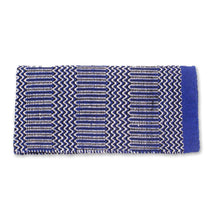 1340-4 Double Weave 32x64 Acrylic Blend Saddle Blanket Royal Blue