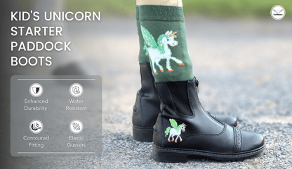 TuffRider Children's Unicorn Starter Front Zip Paddock Boots