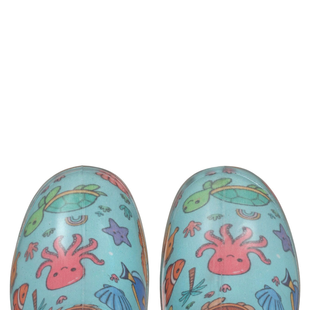 TuffRider PuddleJump Boots for Children-Ocean Friends