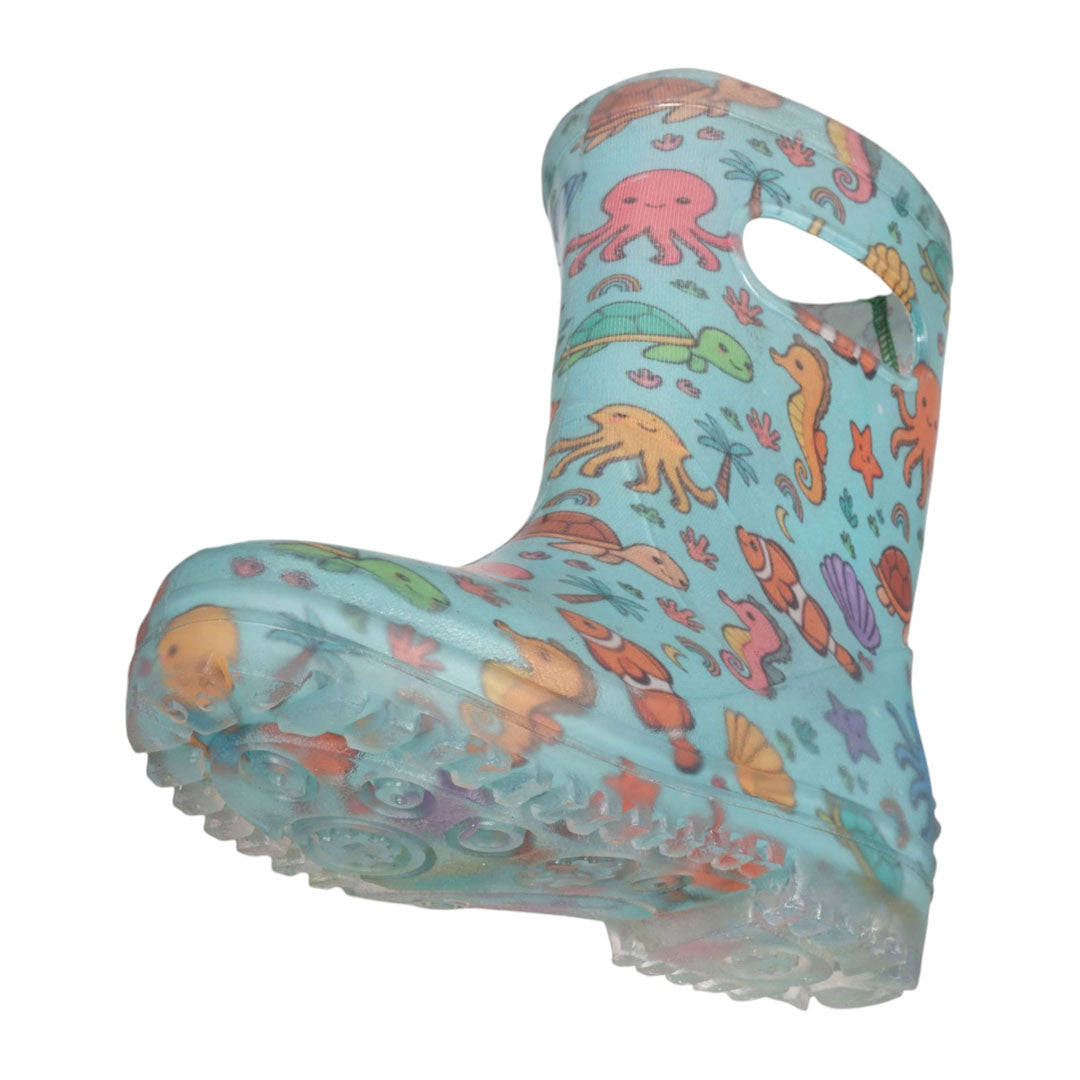 TuffRider PuddleJump Boots for Children-Ocean Friends
