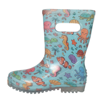 TuffRider PuddleJump Boots for Children-Ocean Friends
