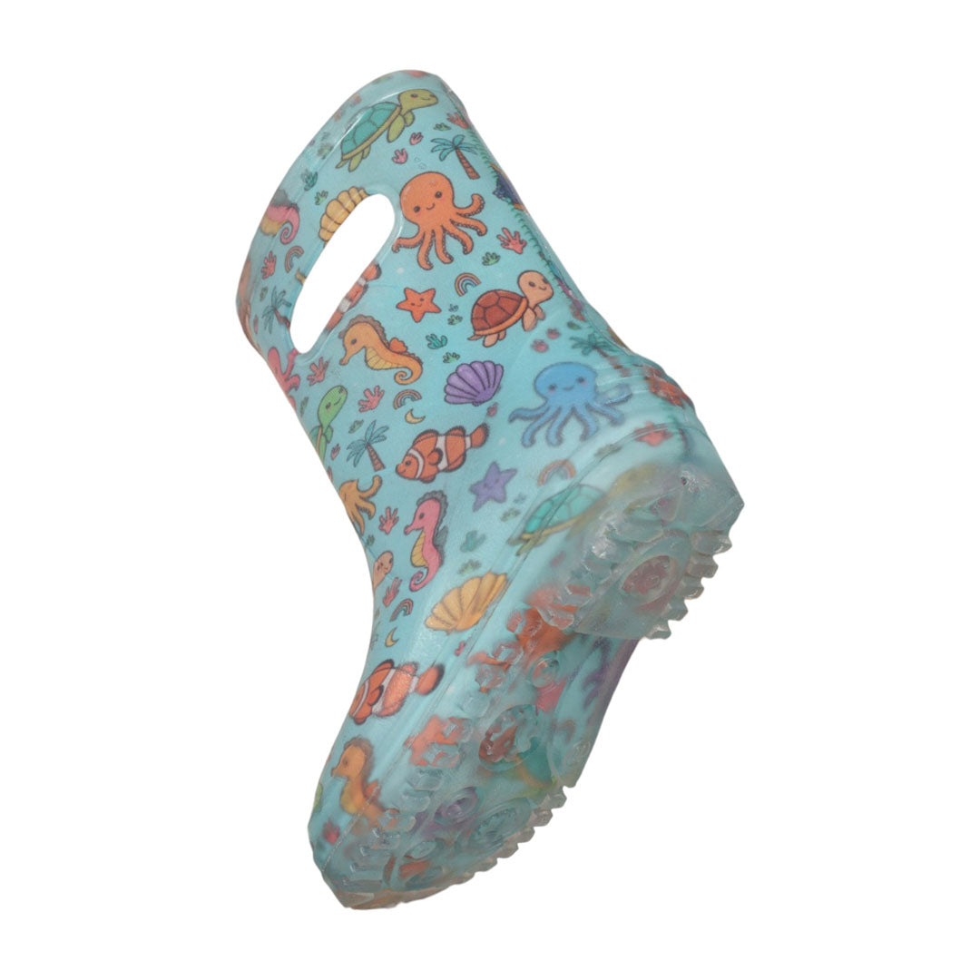 TuffRider PuddleJump Boots for Children-Ocean Friends