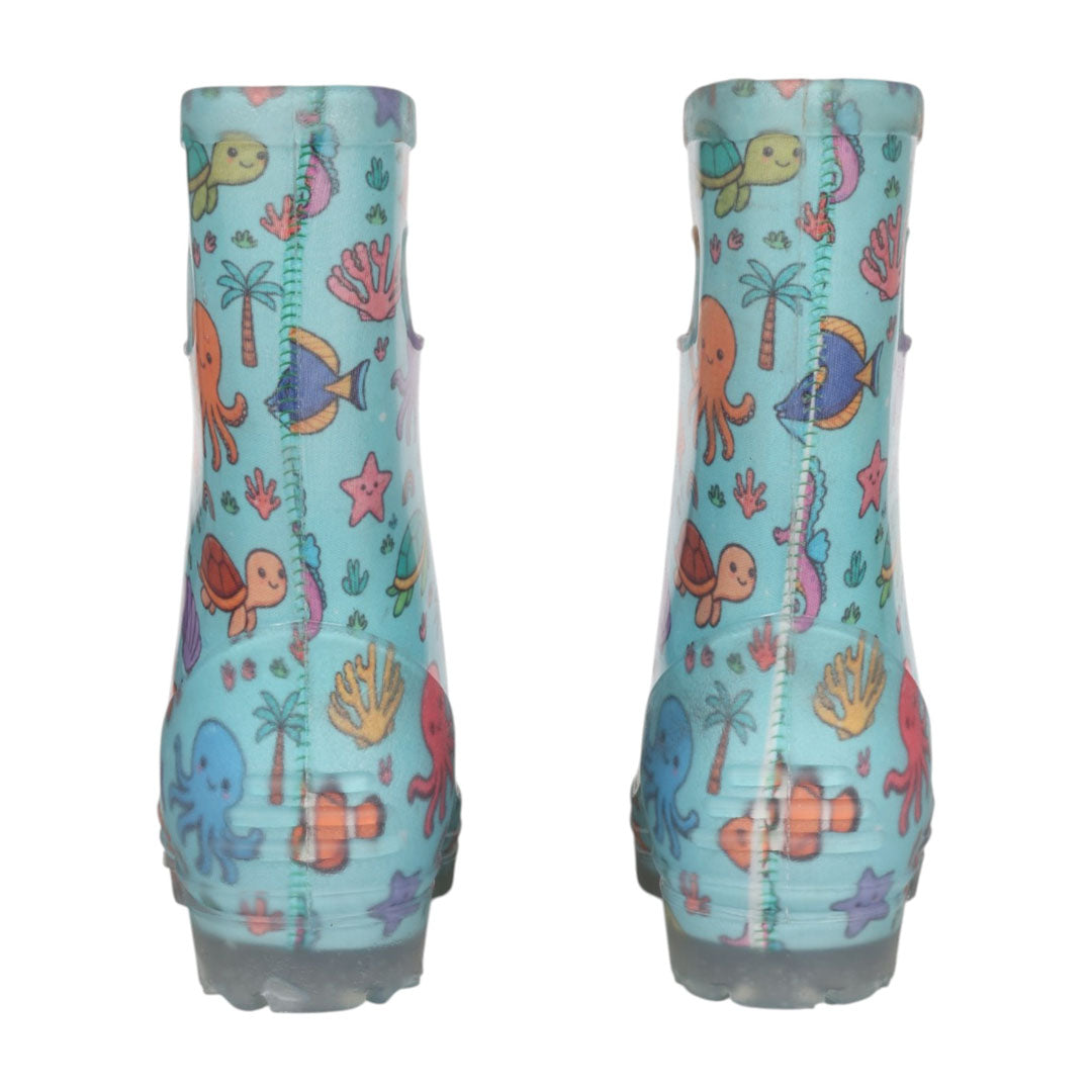 TuffRider PuddleJump Boots for Children-Ocean Friends