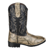 TuffRider Children's Black Snake in My Boot Western Leather Boots
