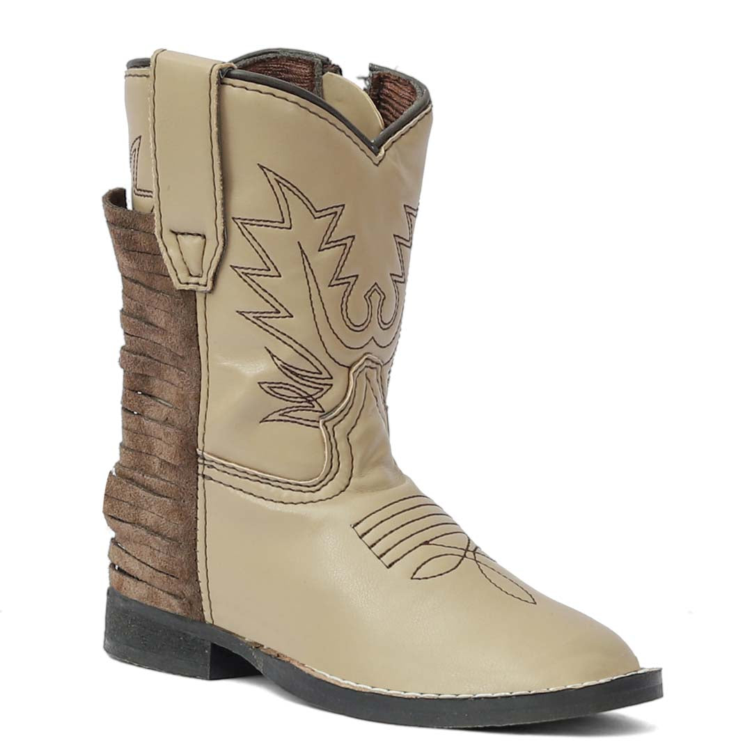 TuffRider Toddler Tan Fringe Bootie