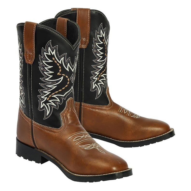 TuffRider Youth Olympic Square Toe Western Boot