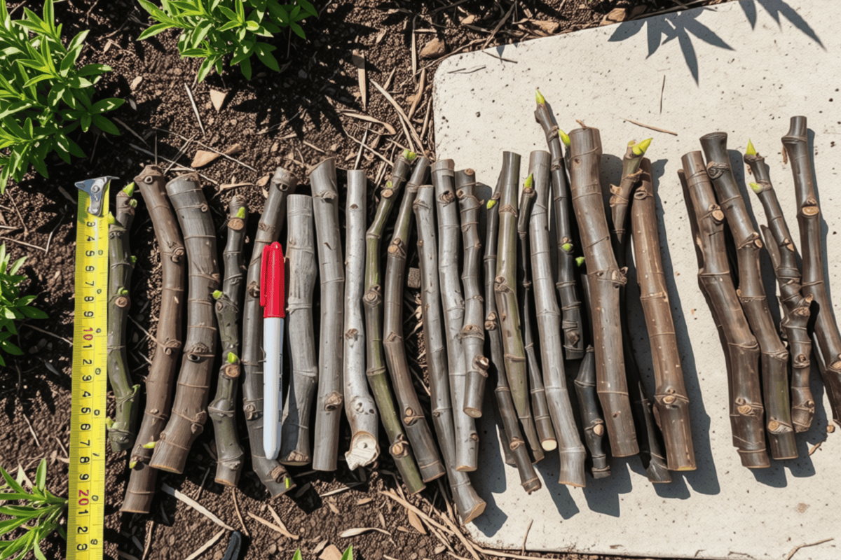 Col de Dame Rimada Fig 2 Unrooted Hardwood Cuttings – 6–8 Inches – Ficus carica