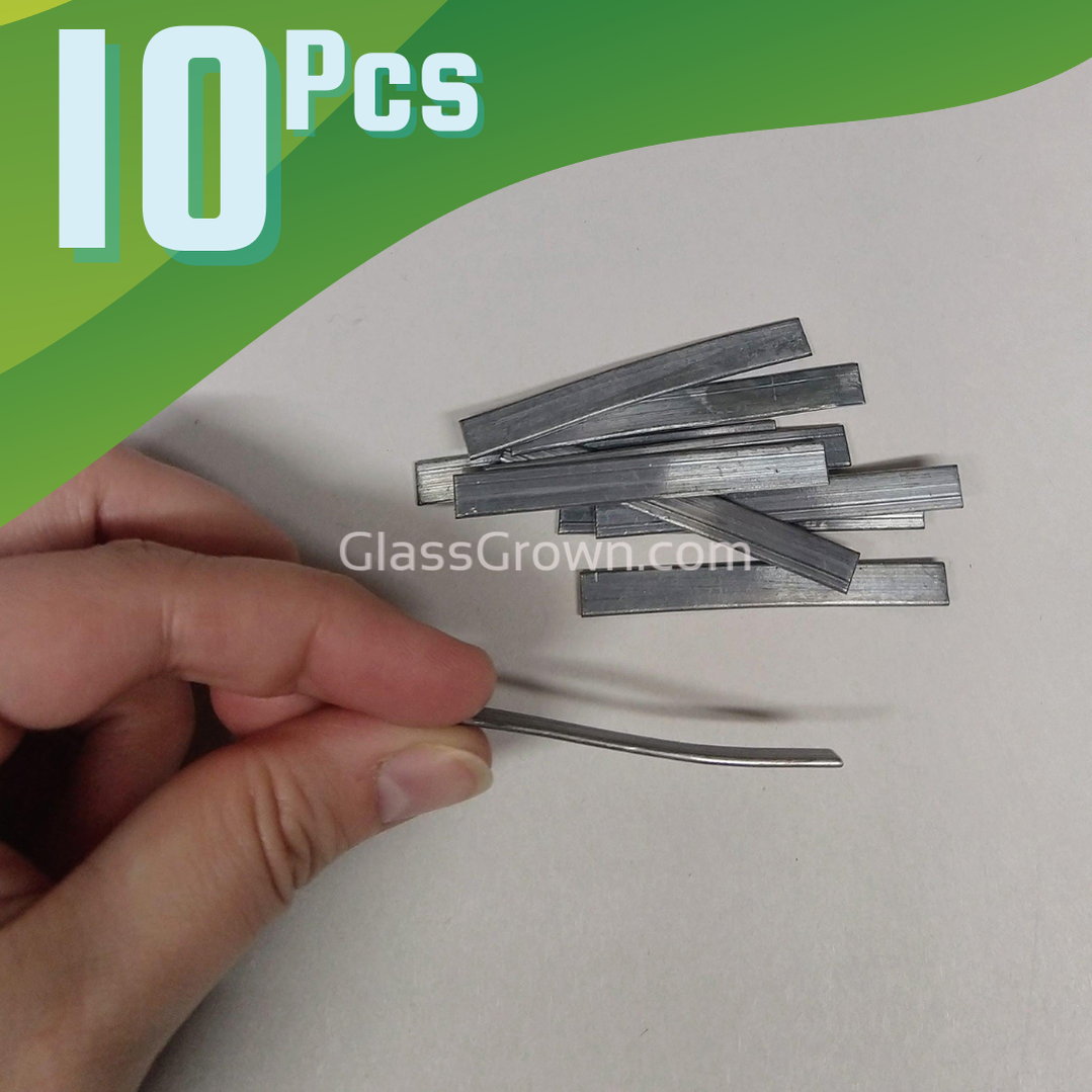 Lead Strips 2" for Aquarium Plants 10 Pieces