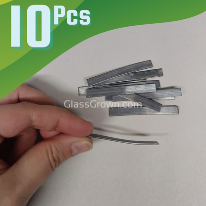 Lead Strips 2" for Aquarium Plants 10 Pieces