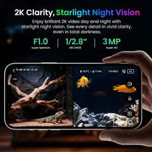 3MP 2K Aquarium & Terrarium Pet Camera w/ Night Vision & Smart Alerts