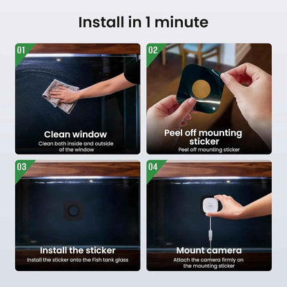 3MP 2K Aquarium & Terrarium Camera with Night Vision