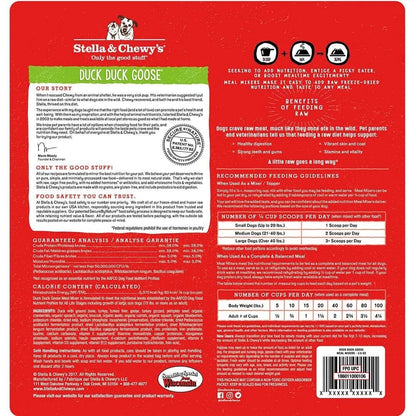 Stella & Chewy's Freeze Dried Meal Mixers Duck Duck Goose Dog Food (3.5oz)