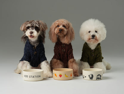 GLACIER PET SWEATER - OLIVE GREEN